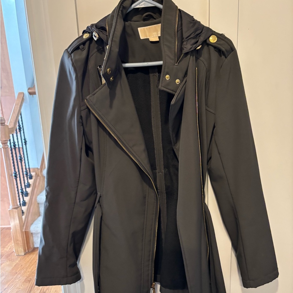 Michael Kors Gray Jacket with optional hood